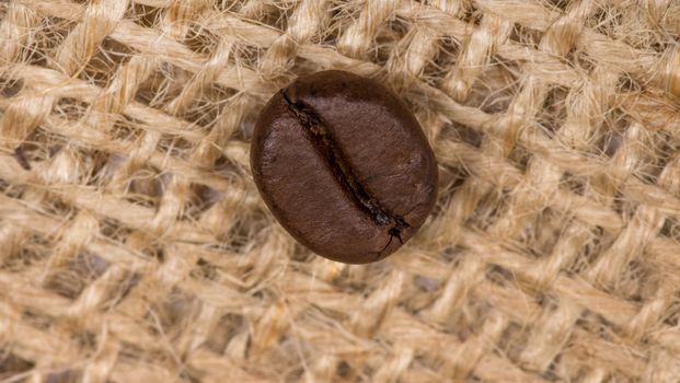 Coffee bean on sack(burlap)