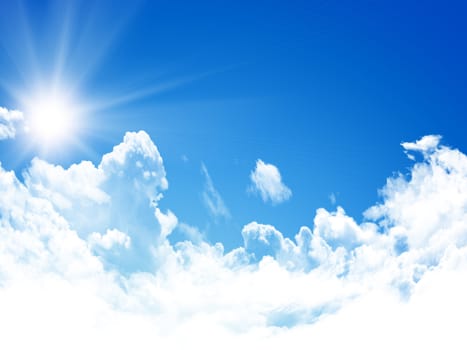 blue sky background