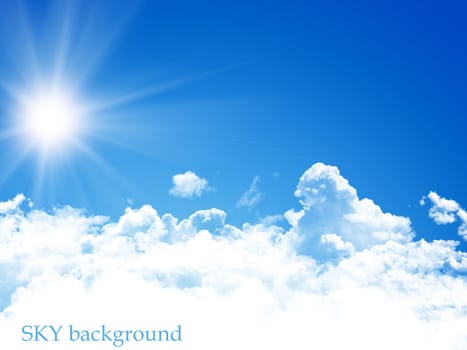 blue sky background