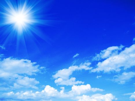 blue sky background
