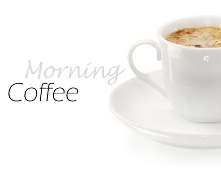 Coffee collection - Espresso Cup. Isolated on white background