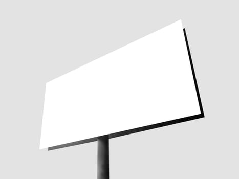 Blank billboard for your advertisement