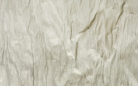 Crumpled light gray paper