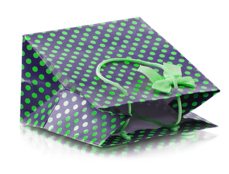 Beatiful shopping bag isolaten on white background