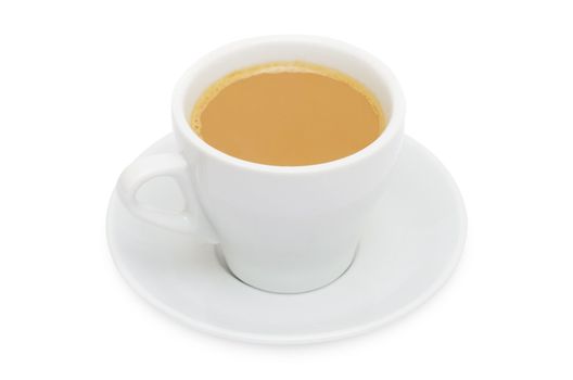 Coffee espresso isolated on white + Clipping Path