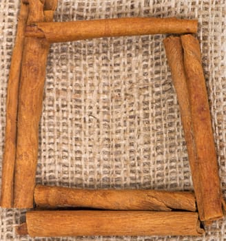 cinnamon sticks frame