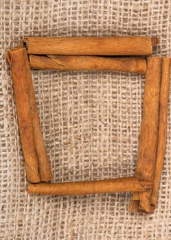 cinnamon sticks frame