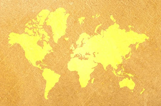 Abstract world map