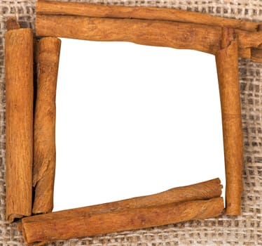 cinnamon sticks frame