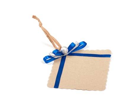 Greeting card isolated on the white background