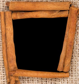 cinnamon sticks frame