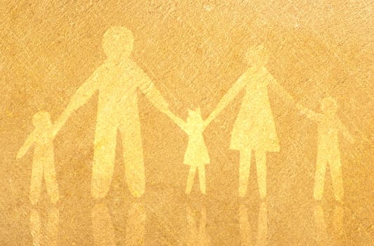 Luxury background with form family