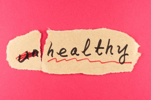 Alter Unhealthy word and change to healthy