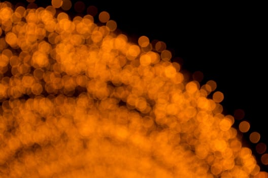 Elegant abstract background with bokeh defocused golden lights