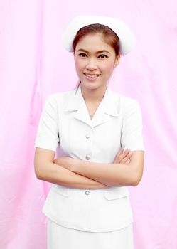 beatiful Asian female nurse