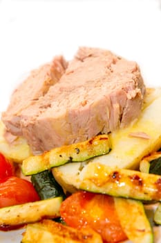 jacket potato with tuna filling