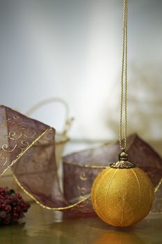 Gold Trimmed Holiday Background