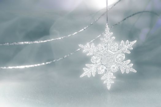 Snowflake Holiday Background