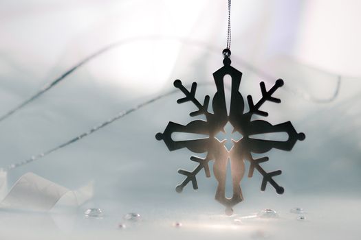 Snowflake Holiday Background