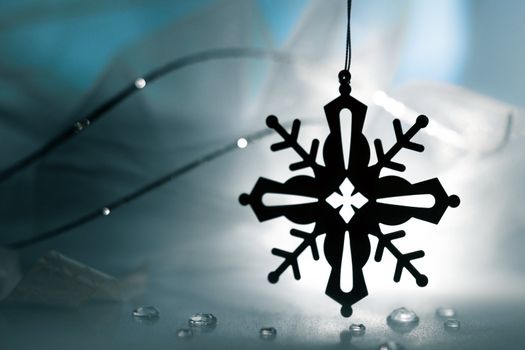 Snowflake Holiday Background