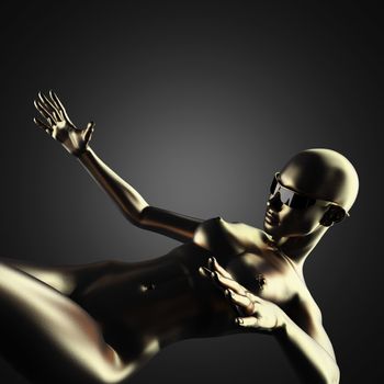 golden woman