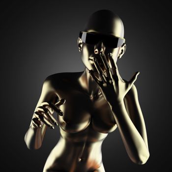 golden woman