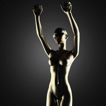 golden woman