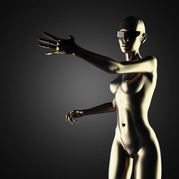 golden woman