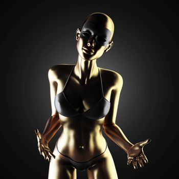 golden woman