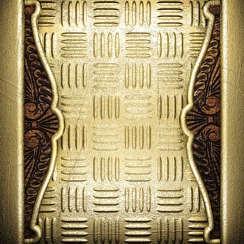 golden background made in 3D