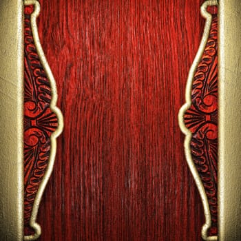 golden background made in 3D