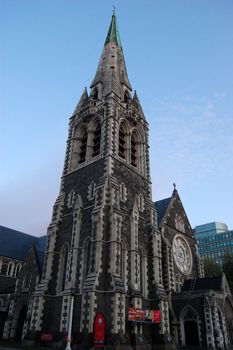 Christchurch Cathedral at city center, New Zealand