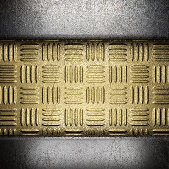 metal on gold made in 3D