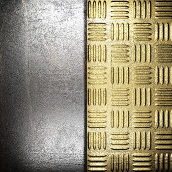metal on gold made in 3D