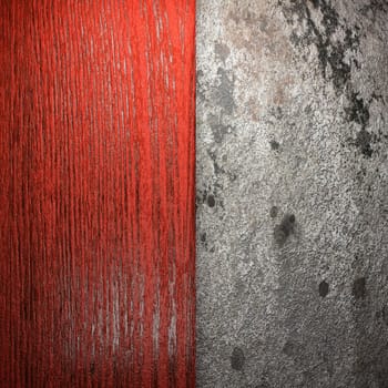 wood on wall made in 3D