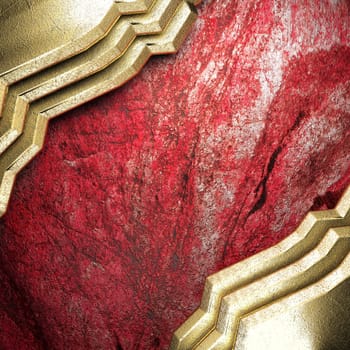 golden background made in 3D