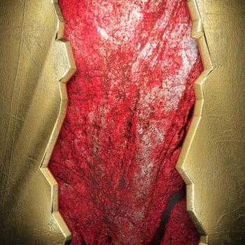 golden background made in 3D