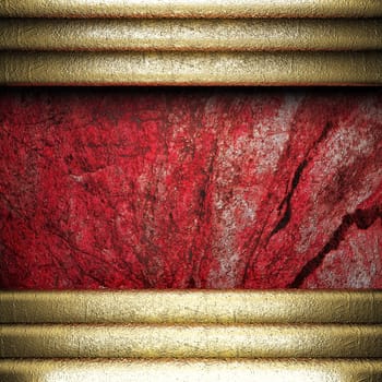 golden background made in 3D