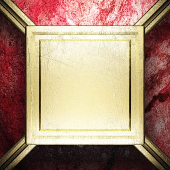 golden background made in 3D