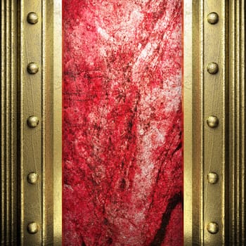 golden background made in 3D