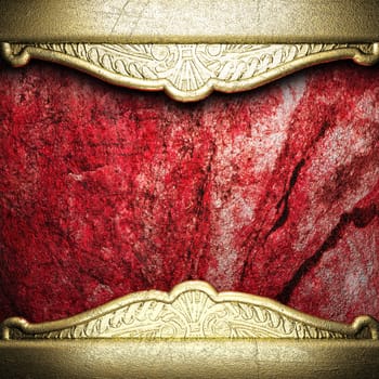 golden background made in 3D