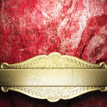 golden background made in 3D