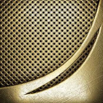 golden background made in 3D