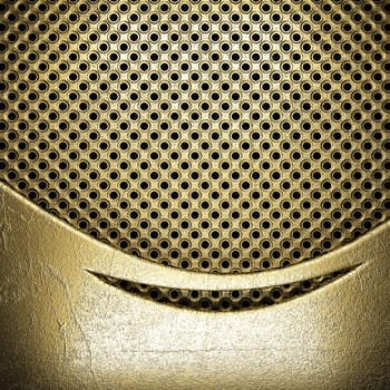 golden background made in 3D