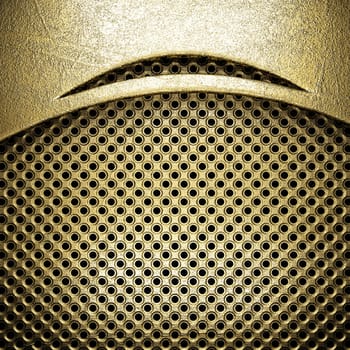golden background made in 3D