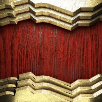 golden background made in 3D