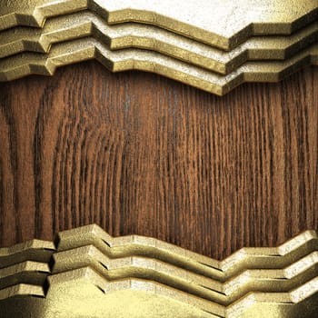 golden background made in 3D