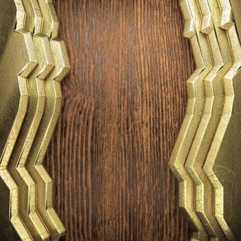 golden background made in 3D