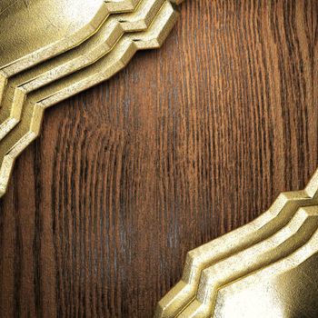 golden background made in 3D