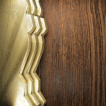 golden background made in 3D